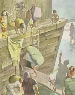 Judaica: People Entering Ark
