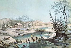 Merritt: People on Frozen Lake