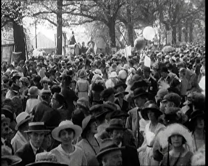 Marquees: People Gathering and Relaxing at a Fairground