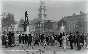 Showcasing: People Gathering at Trafalgar Square
