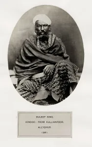 Hindoo: People of India, indigenous tribe: Duleep Sing, Allyghur