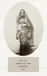 Hindoo: People of India, indigenous tribe: Gwal Nut, Moradabad