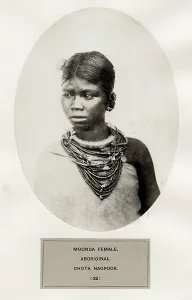 Aboriginal: People of India, indigenous tribe: Moonda female, Aboriginal