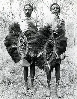 Pastoralists: People of Kenya: Young Maasai Morans with their