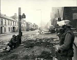 Imposed: Five people killed in last night's riots in