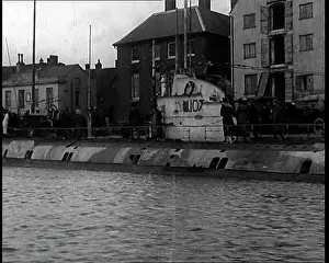 British Pathé Ltd: People Looking at a Captured German U Boat