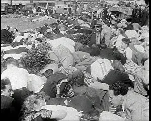 Targeted: People Lying Prone For Cover After Sniper Fire