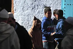 Maroc: People, Medina, Chefchaouen, Morocco