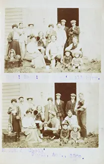 Feock: People outside the Hotel de Coach, Feock, Cornwall