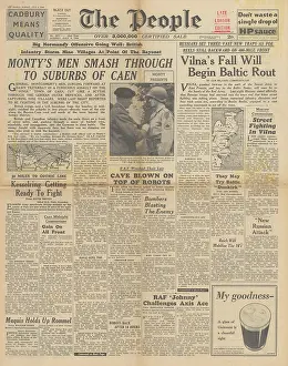 Doodlebugs: The People front page Red Army enter Vilna