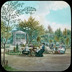 Gazebo: People - park - garden - leisure