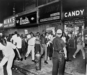 Gilligan: people - police - riots - violence - Harlem