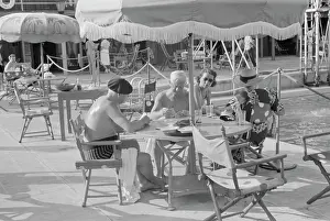 Poolside: People - Pool - Leisure - Vacation