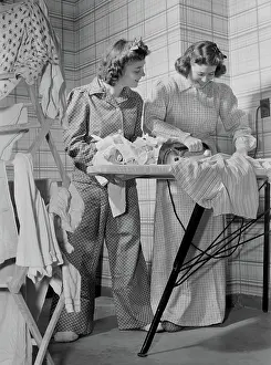 Nightclothes: People - ration - oil - WWII