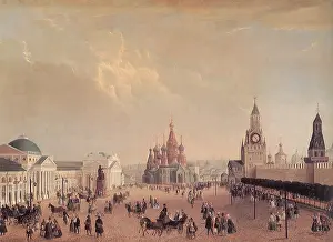Minin: People in Red Square, Moscow