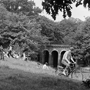 Chilling: People Relaxing In Parliament Hill Fields