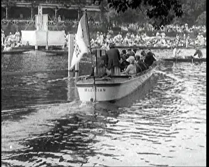 Henley: People On River Boats At Henley On Thames