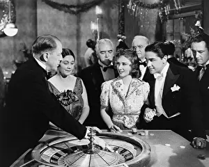 Gamblers: People at roulette table