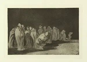 Bullring: People in sacks