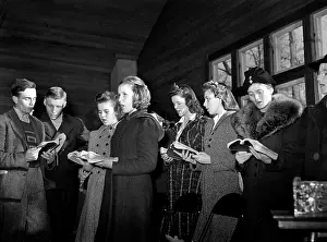 Hymns: People - singing - church - religion