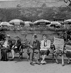 Sitters: People - Sitting - Bench - Central Park