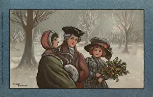 Tricorne: Three people in a snowy landscape