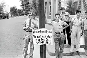 People, strike, protest, picket line
