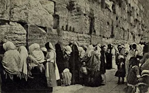 Lamentations: People at the Wailing Wall, Jerusalem
