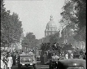 Invalides: People Walking Down the Streets Of Paris Following