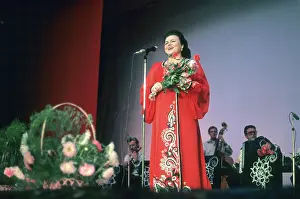 Peoples Artist of Soviet Union Lyudmila Zykina, 1977