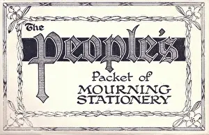 Bereavement: The People's Packet of Mourning Stationery