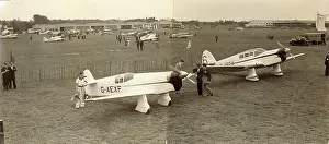 Vega: Percival E2 Mew Gull, G-AEXF, with Percival Vega Gull