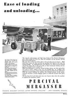 Merganser: Percival Merganser Transport Aircraft