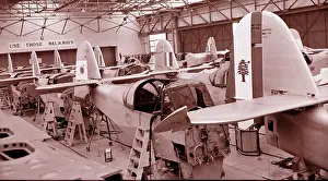 Luton: Percival Prentices on the production line at Percival's