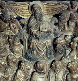 Preach: Pere Johan (1396-1458). Gothic sculptor. Preaching of St. Pe