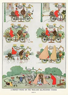 Lucinda Gosling Collection: A Perfect Picnic - William Heath Robinson
