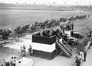 Gallops: Performance of a cavalry regiment in Nuremberg, 1934