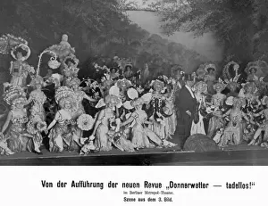 Revue: Performance of the new revue Donnerwetter-tadellos!, 1908