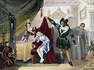 Mozart: Performance of the opera Figaro in Munich, 1839