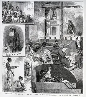 Lankan: Performance of Romeo and Juliet, Colombo, Ceylon