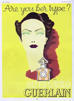 Sep17: Perfume advertisement for Guerlain Mitsouko