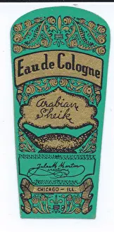 4711: Perfume label, Eau de Cologne, Arabian Sheik
