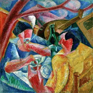 Boccioni: Under the pergola in Naples