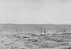 Periscope: Periscope of a submerged German submarine, 1911