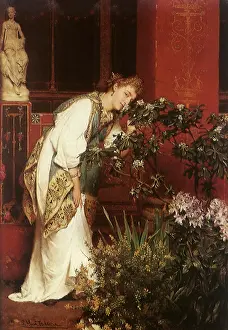 Tadema: In the Peristyle, by Alma-Tadema