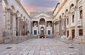 Diocletian: Peristyle, Diocletian's Palace, Split, Croatia
