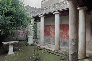 Amandus: Peristyle and viridarium, House of the Priest