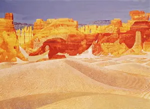 Palaeozoic: Permian landscape