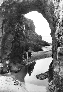 Perranporth: Perranporth, Natural Arch 1912