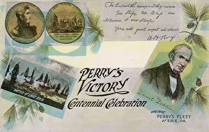 1813: Perry's Victory, centennial celebration, Lake Erie, USA